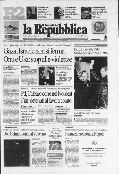 Il lunedì de La repubblica